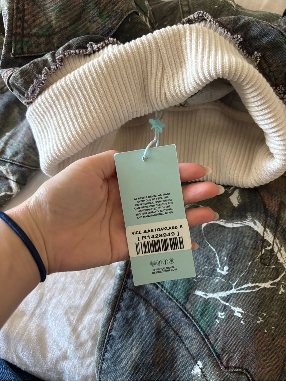 Revice Denim Low Rise Camo Jeans 
VICE JEAN / OAKLAND - Picture 4 of 5